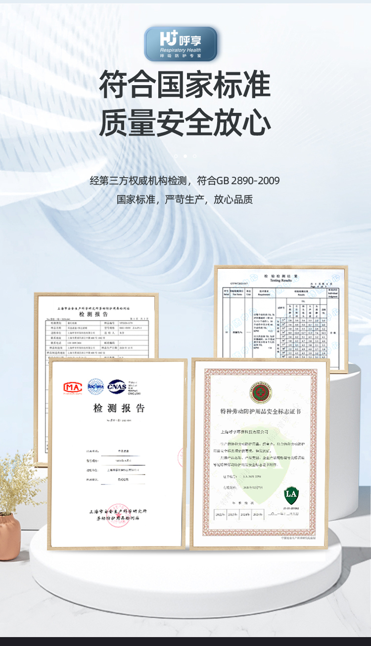 呼享5003防有机蒸气/酸性气体滤毒盒8