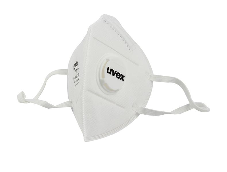 UVEX优唯斯8721211折叠式带阀KN95防尘口罩图片2