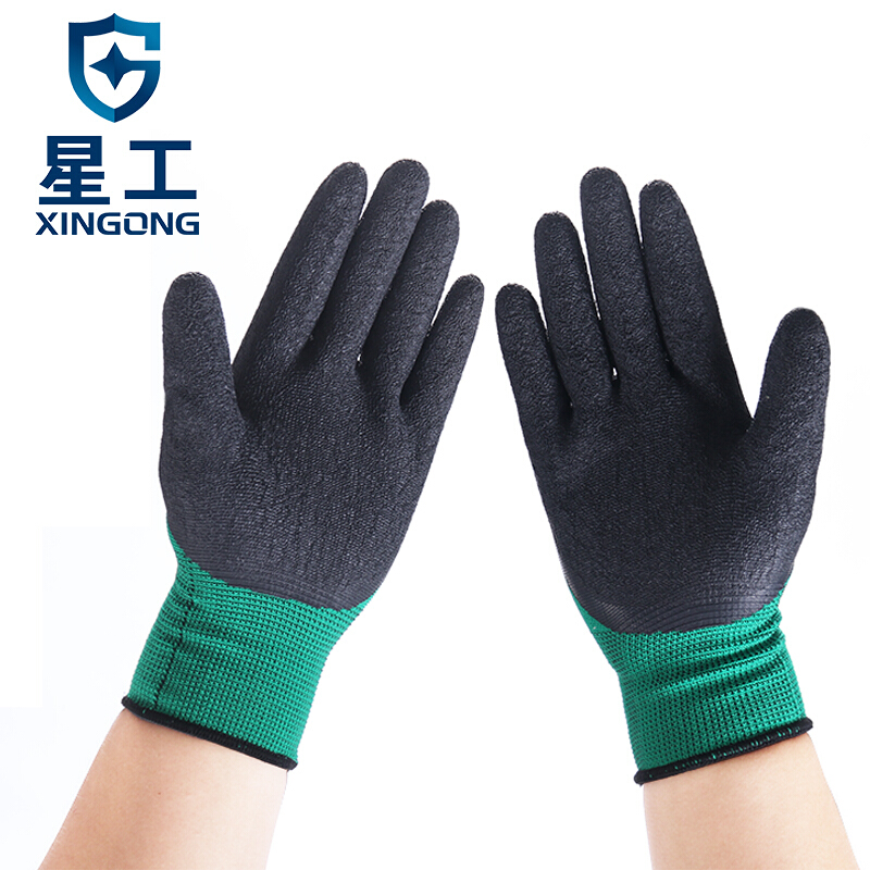星工XGS-J2浸胶防滑耐磨工业劳保手套图片1
