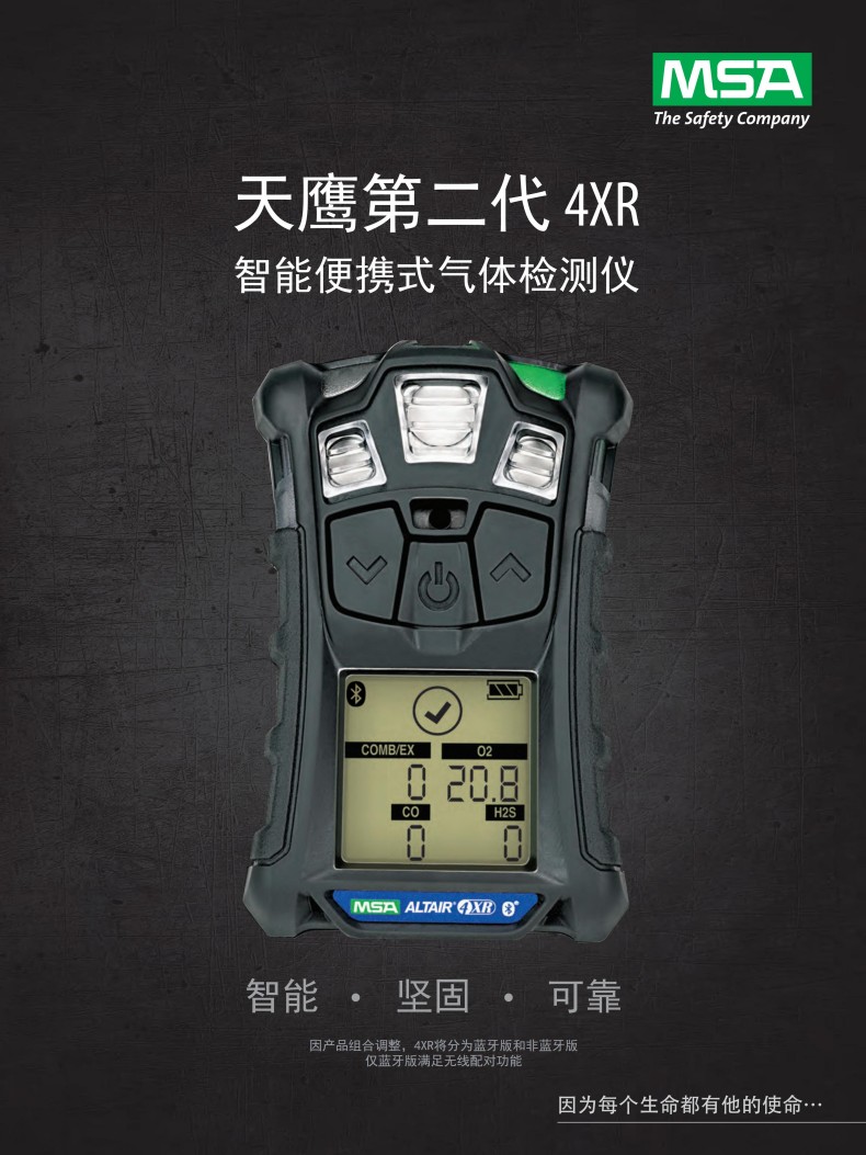 MSA梅思安10248592天鹰4XR便携式多种气体检测仪LEL/02非蓝牙1